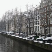 Amsterdam sneeuw februari